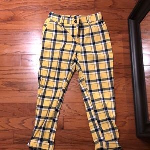 Bershka Plaid Pants